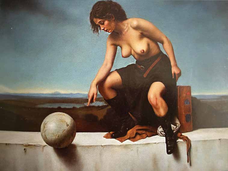 Ella y la esfera by Neptali Quezada
